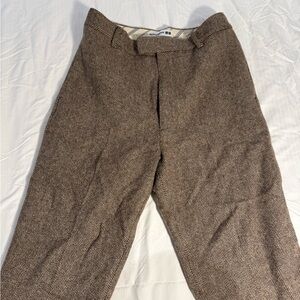 Uniqlo x Ines De La Fressange Brown Herringbone Pants